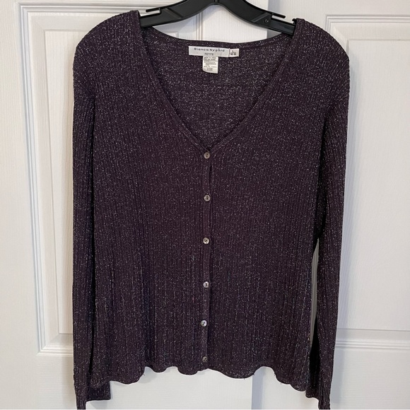 PURPLE METALLIC TWIN SET BY BIANCA NYGÅRD - Picture 3 of 11